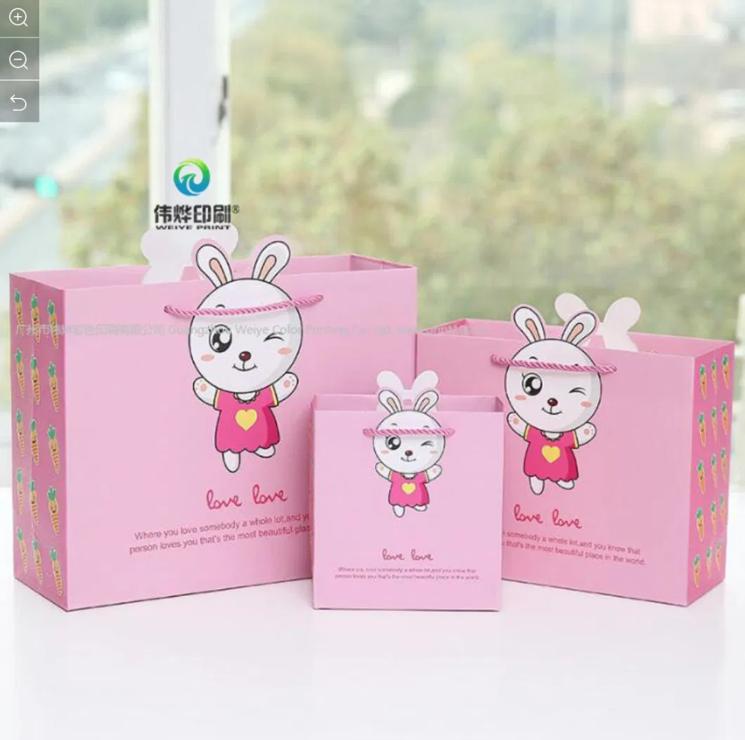 Custom High Quality Cosmetic Paper Printing Shopping Gift Bag