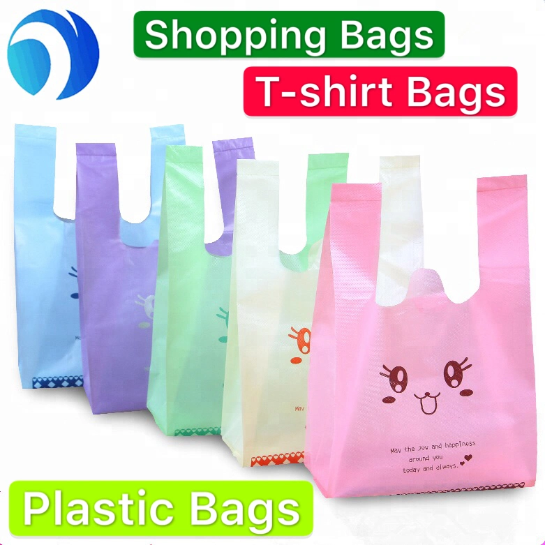 Biodegradable PLA Pbat Eco Friendly Products Laminated Non Woven T-Shirt Bag